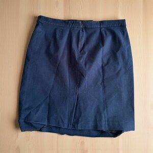 J CREW Womens Navy Blue No 2 Skirt Size 18